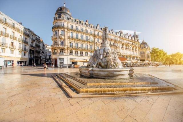 Toit-Terrasse Avec Vue Magnifique Sur Montpellier Apartment Exterior foto